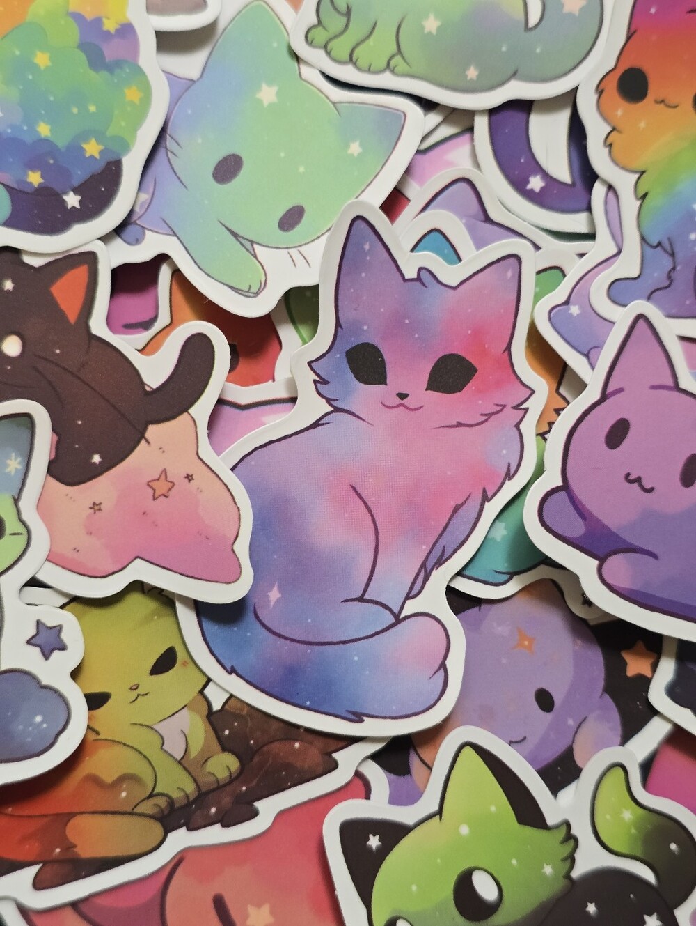 Galaxy Cat Vinyl Sticker Pack Of 50+